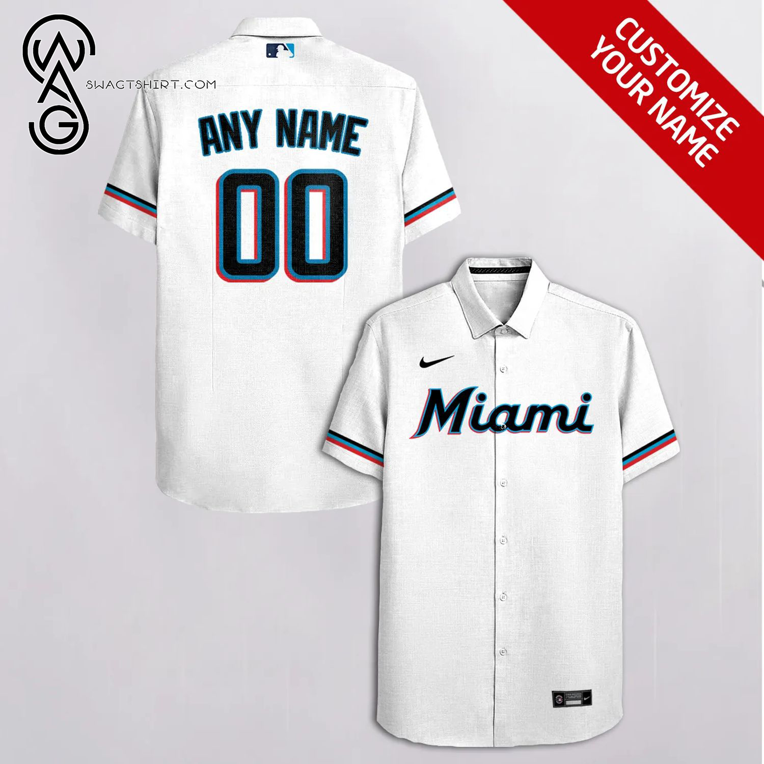 [Top Trending] Miami Marlins Full Printing Personalized Hawaiian Shirt